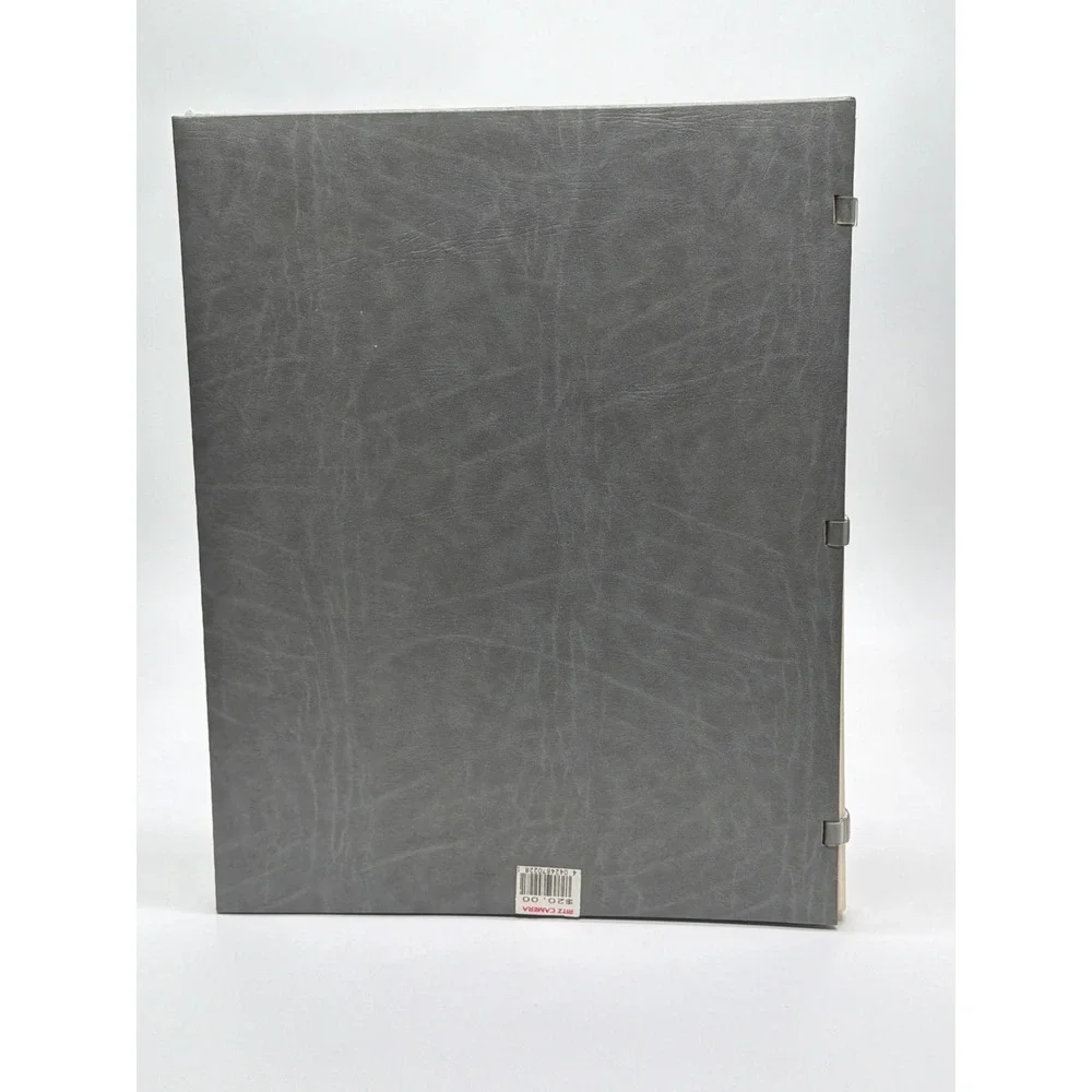 Webway Vanguard Scrapbook Photo Album Grey W-521T Archival 30 Pages Made in USA